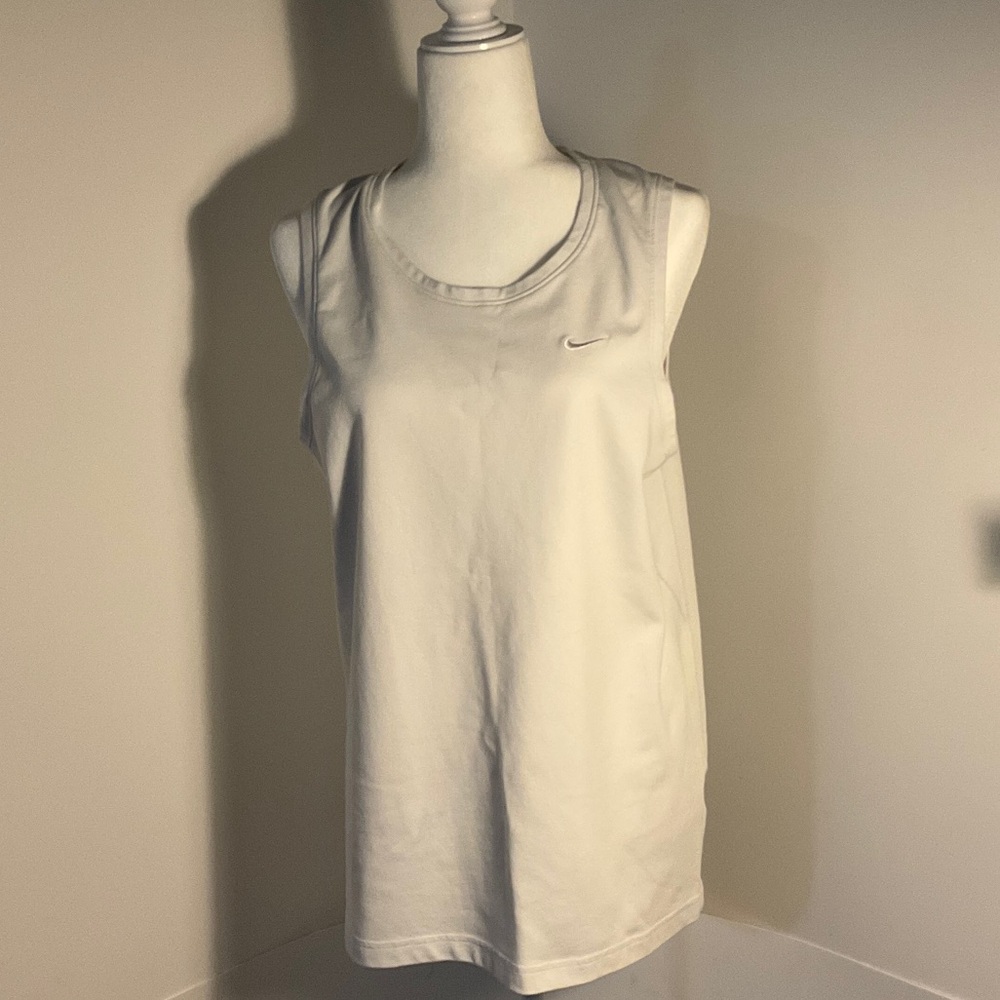 Nike Women's Light Gray Tank Top